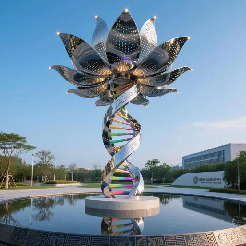 Tượng kim loại ngoài trời